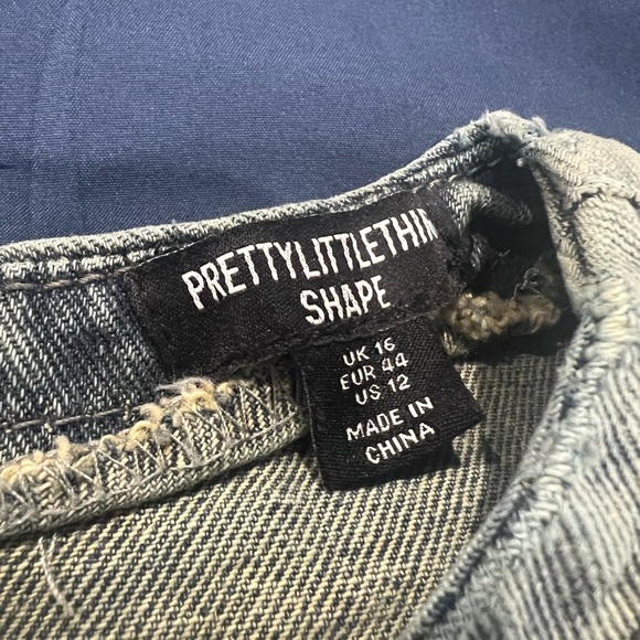 Shape Acid Wash Denim Set – Crop Top & Flare Jeans - Picture 7 of 8